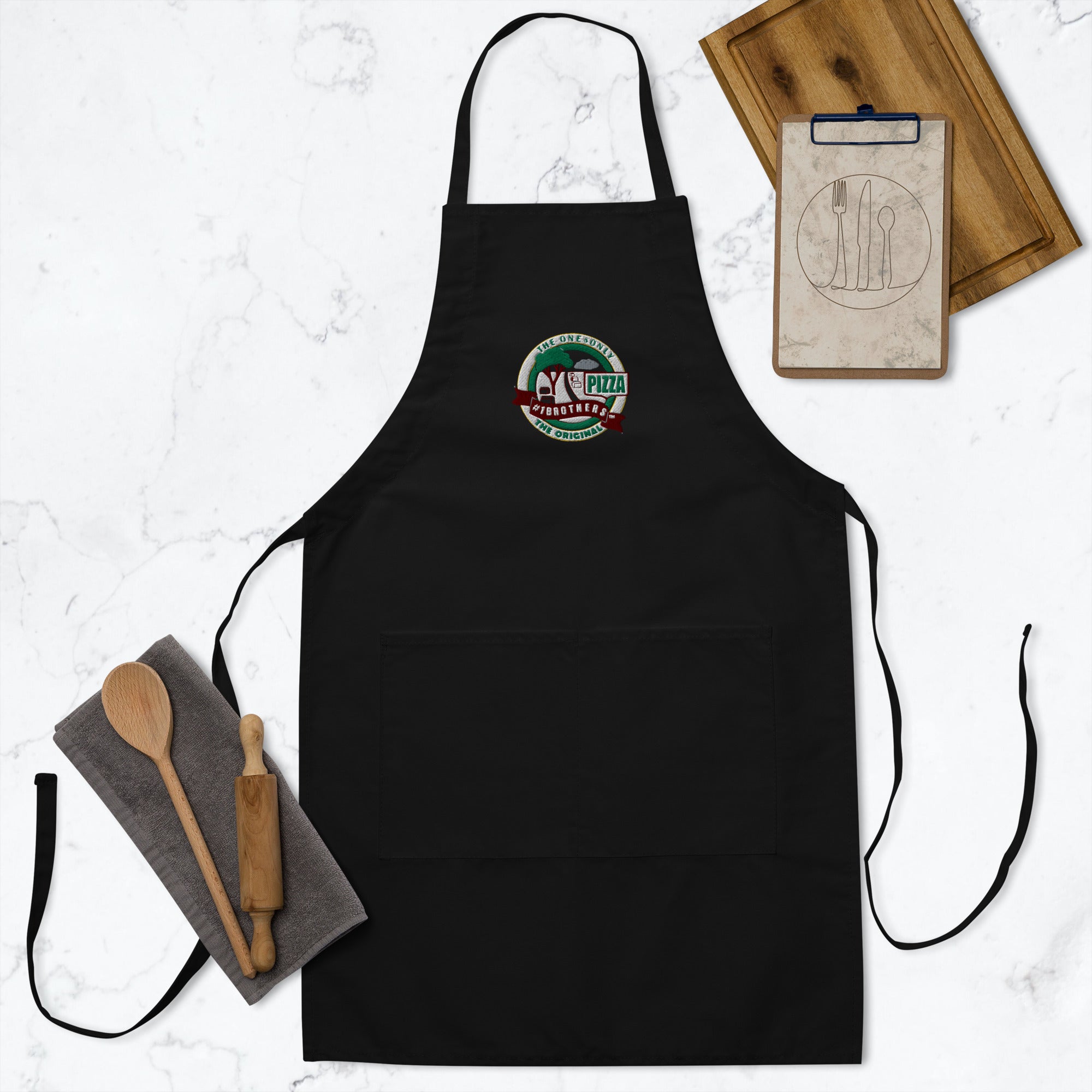 #1Brothers Trade Mark Logo Embroidered Apron