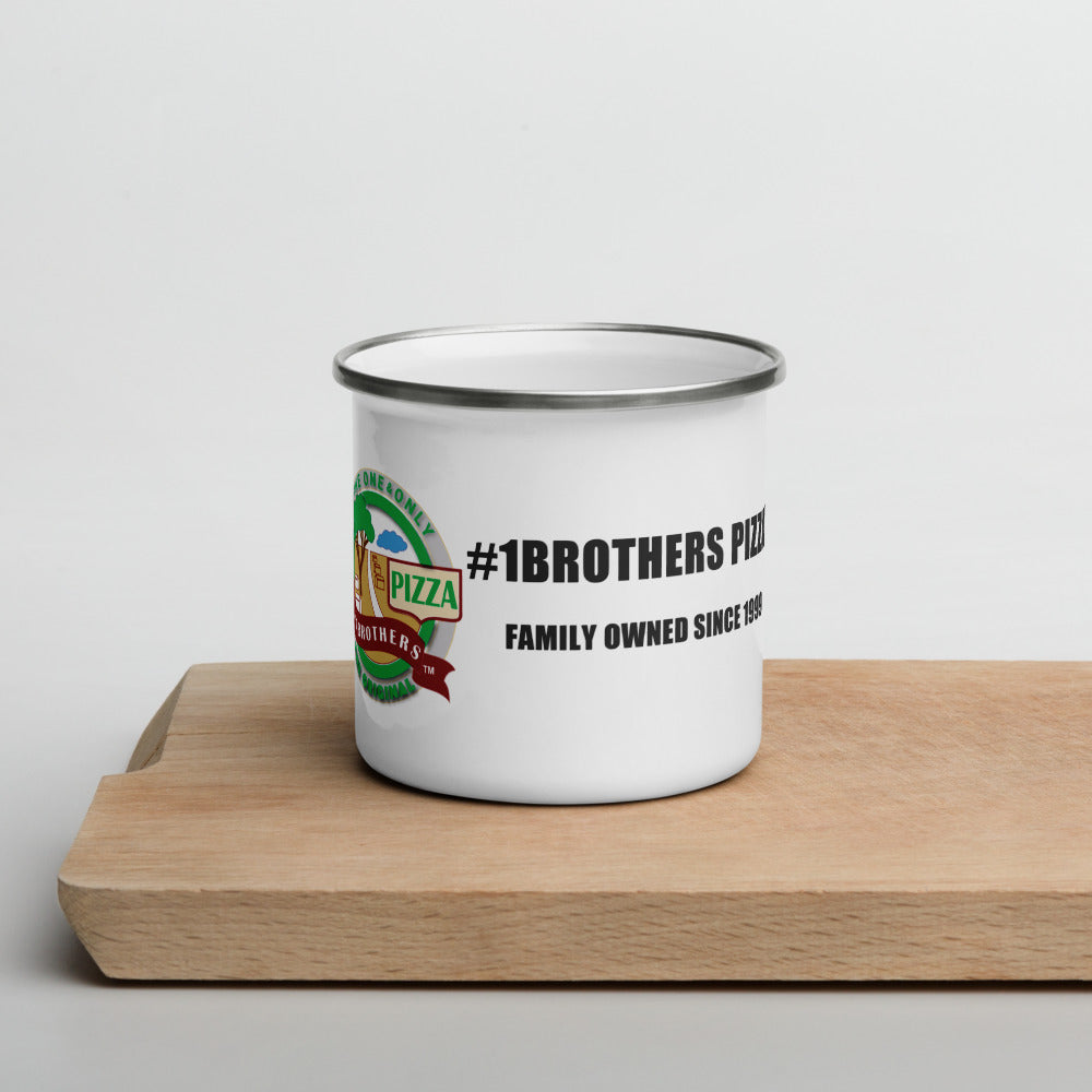 #1Brothers Trade Mark Logo Enamel Mug